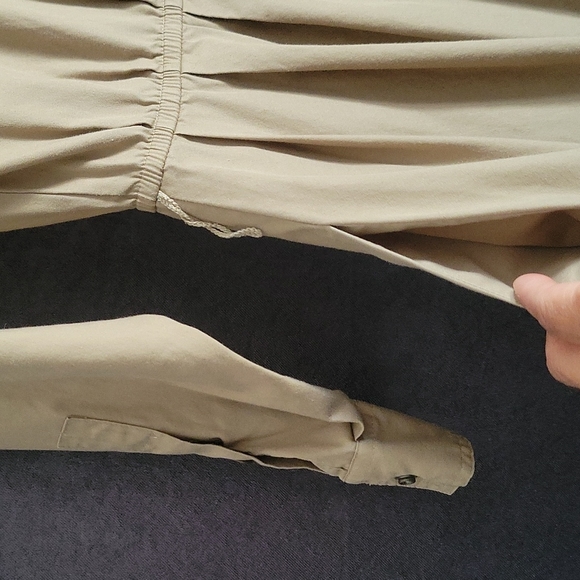 VINTAGE Khaki Dress - Picture 3 of 5